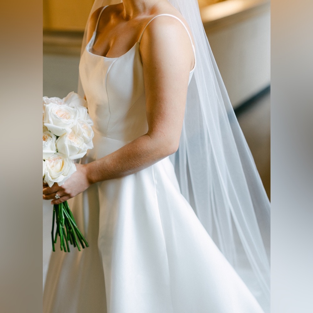 Martina Liana Style 1295 Wedding Dress Simple; Classic; Timeless; Square neck